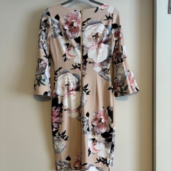 Calvin Klein Floral-Print Sheath Dress size 2 - Picture 3 of 6